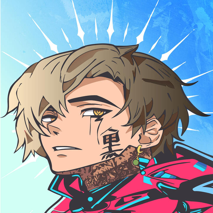 Kidd — Digital Portrait & Vector Illustration, 2023 Procreate · Adobe Illustrator