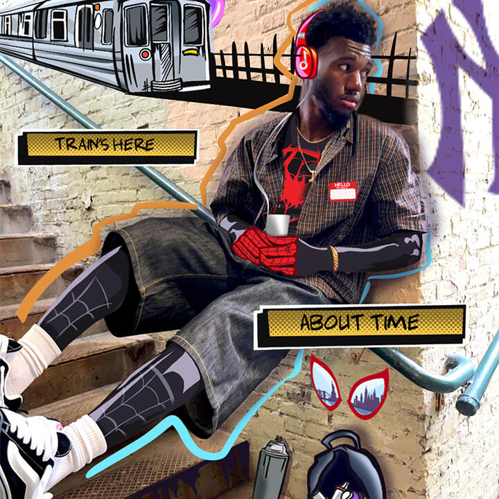 Late for Home — Photo Composite & Illustration, 2025 Procreate · Adobe Photoshop